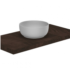 Раковина Scarabeo GLAM накладная без перелива без отверстий цвет белый 1807