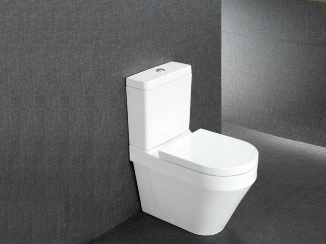 Унитаз HATRIA DAYTIME EVO YXV601 напольный моноблок под бачок слив универсальный цвет белый