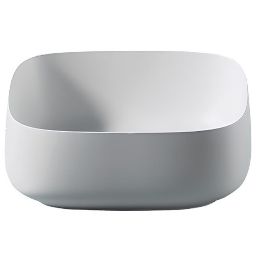 Раковина Artceram Cognac Quadro накладная без отверстий цвет белый COL007 01 00