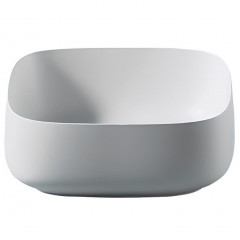 Раковина Artceram Cognac Quadro накладная без отверстий цвет белый  COL007 01 00