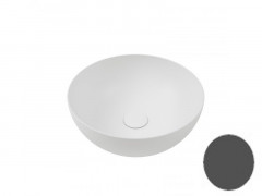 Раковина HATRIA HAPPY HOUR A0Y1VF08 накладная без отверстия без перелива цвет антрацит