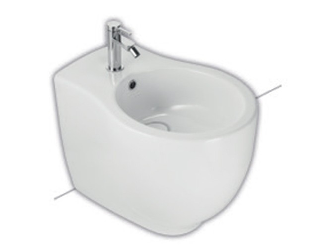 Биде HATRIA LE FIABE Y1DZ01 напольное цвет белый