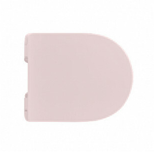 Сиденье с крышкой Scarabeo MOON/GLAM с микролифтом цвет розовый матовый 5530/B 54