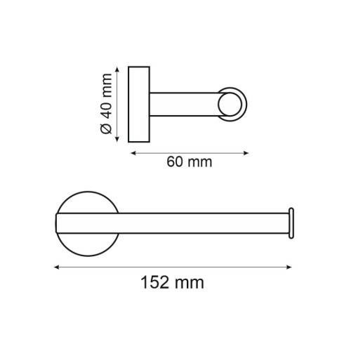 Держатель для туалетной бумаги Webert Rimini RI500801010, золото