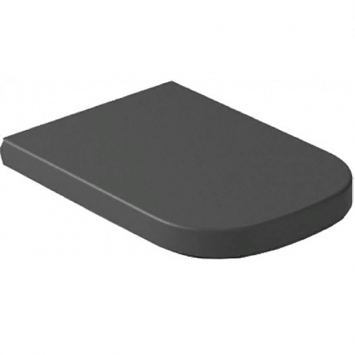Сиденье с крышкой GALASSIA Meg11 PRO 5478NEMT с микролифтом быстросъемное тонкое цвет черный матовый