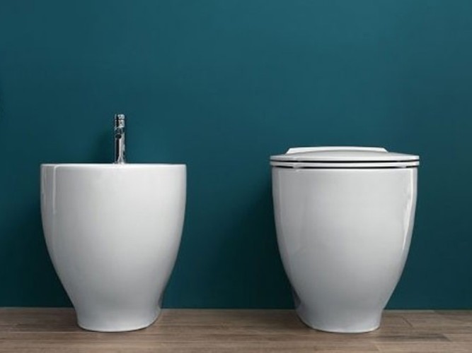 Биде HATRIA LE FIABE Y1E101 напольное цвет белый