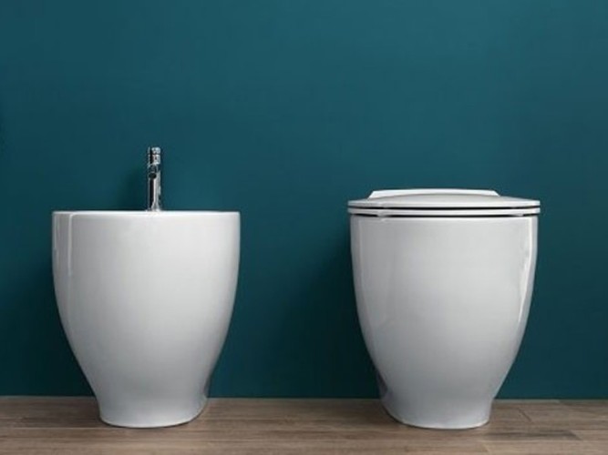 Биде HATRIA LE FIABE Y1E101 напольное цвет белый