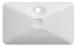 Раковина ISVEA SistemaY Clear накладная ШГВ 644*395*125 отверстия для смесителя 1 цвет белый матовый