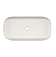 Раковина Scarabeo GLAM накладная без перелива без отверстий цвет белый матовый 1803 41