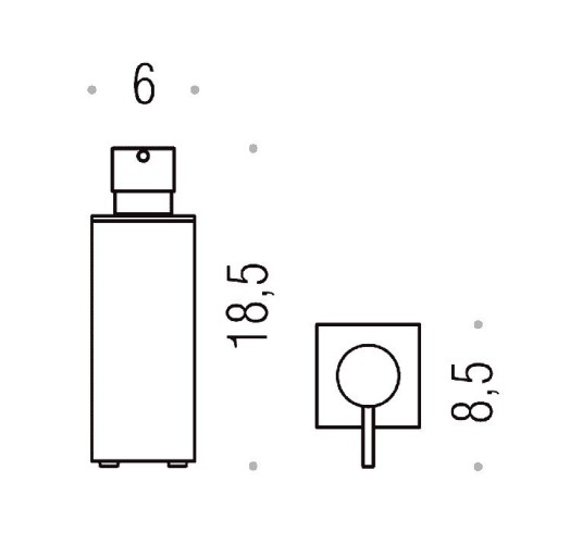 Дозатор COLOMBO DESIGN LOOK B9320 настольный