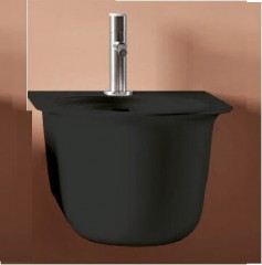 Биде Artceram CHIC подвесной с одним отверстием цвет черный матовый CHB001 17 00
