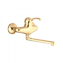 Смеситель для кухни Webert Aurora AU910101010,  золото