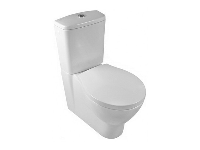 Унитаз HATRIA NIDO Y0TQ01 напольный моноблок под бачок слив универсальный цвет белый