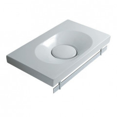 Раковина GALASSIA ERGO XES 6072 подвесная с одним отверстием без перелива цвет белый глянцевый