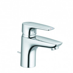 Смеситель KLUDI PURE&amp;SOLID 343820575 для раковины на одно отверстие однорычажный с донным клапаном