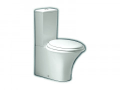 Унитаз HATRIA SCULTURE YXZ401 напольный моноблок под бачок слив универсальный цвет белый