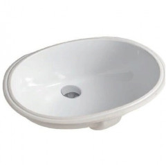 Раковина Artceram Diana  встраиваемая снизу без отверстий цвет белый DIL001 01 00