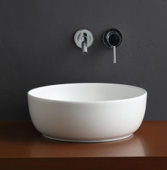 Раковина Scarabeo GLAM накладная без перелива без отверстий цвет белый матовый 1807 41