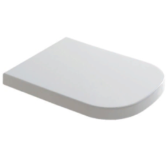 Сиденье с крышкой GALASSIA Meg11 PRO 5454 MT цвет белый матовый