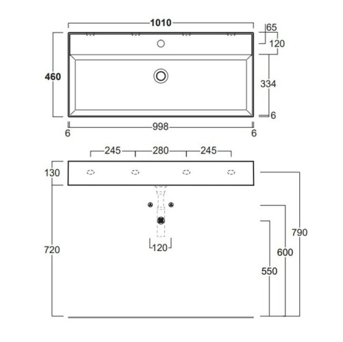 Раковина SIMAS AGILE подвесная или накладная с одним отверстием цвет белый AG101