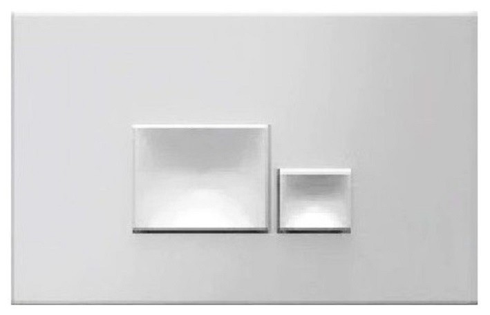 Клавиша смыва ISVEA Axis Piazza для унитаза ШГВ 246*26*164 цвет белый матовый