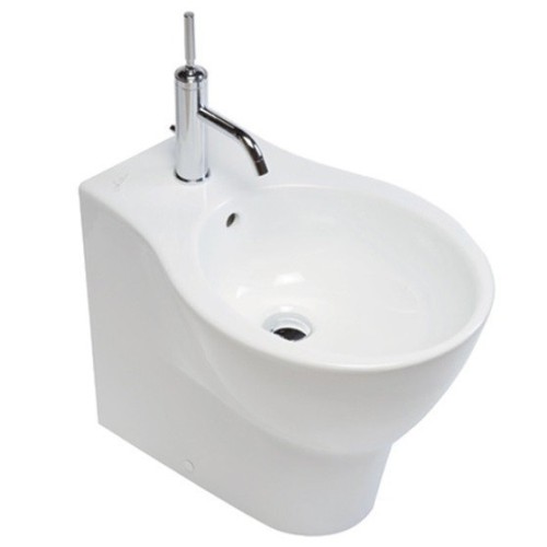 Биде HATRIA NIDO Y0QW01 напольное цвет белый