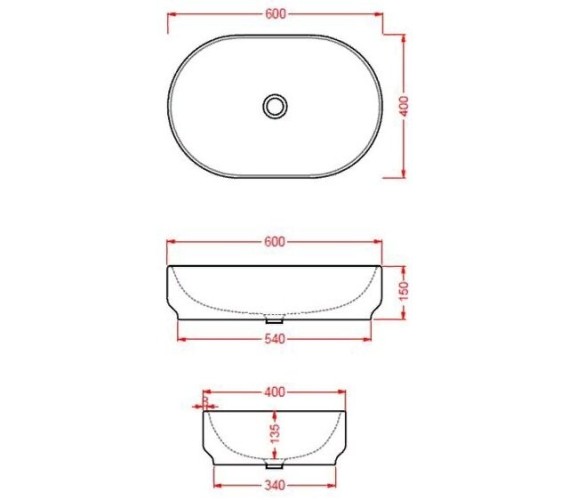 Раковина Artceram Atelier накладная без отверстий цвет белый ATL002 01 00