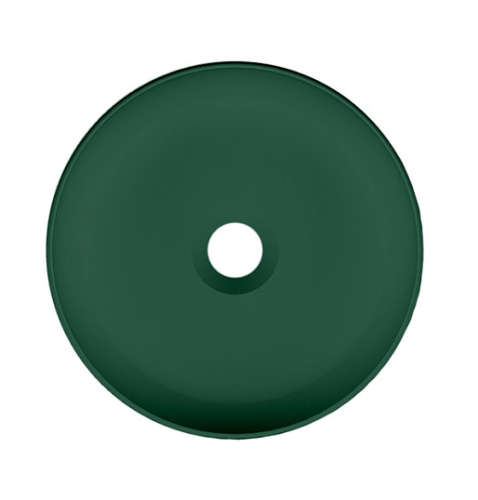 Раковина Scarabeo GLAM накладная без перелива без отверстий цвет зеленый матовый 1808 55