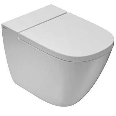 Унитаз GLOBO STOCKHOLM напольный приставной цвет белый LA001BI