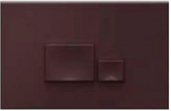 Клавиша смыва ISVEA Axis Piazza для унитаза ШГВ 246*26*164 цвет бордовый