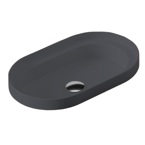 Раковина Artceram Fuori Scala встраиваемая сверху/на консоль без отверстий цвет Blue denim TFL033 37 00