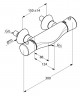 Термостат KLUDI AMBIENTA 534000538 для душа настенный с подключением шланга