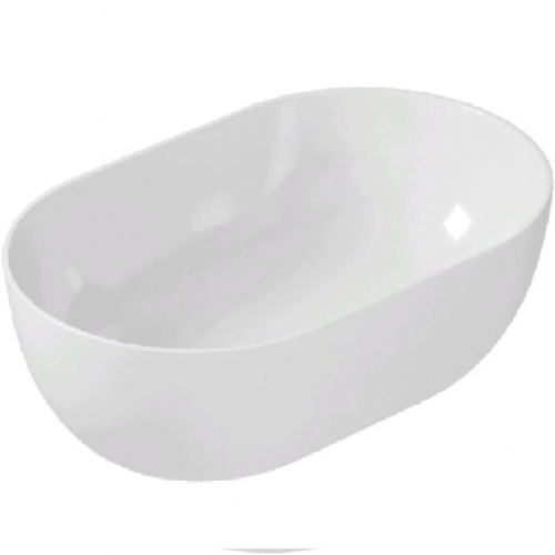 Раковина GALASSIA DREAM 7308 накладная без отв.,без слив/перелив, белая