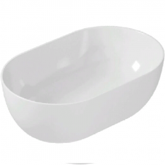 Раковина GALASSIA DREAM 7308 накладная без отв.,без слив/перелив, белая