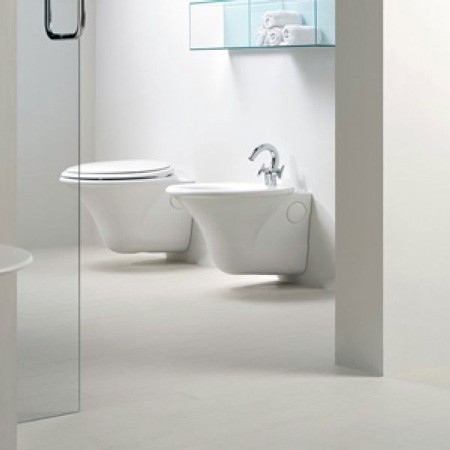 Биде HATRIA SCULTURE Y0BF01 подвесное цвет белый