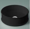 Раковина Artceram Atelier накладная без отверстий цвет черный матовый ATL001 17 00