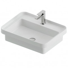 Раковина Artceram Fuori Scala встраиваемая сверху/на консоль с одним отверстием цвет белый  TFL034 01 00