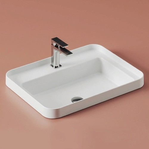 Раковина Artceram Fuori Scala встраиваемая сверху/на консоль с одним отверстием цвет белый TFL034 01 00