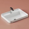 Раковина Artceram Fuori Scala встраиваемая сверху/на консоль с одним отверстием цвет белый TFL034 01 00