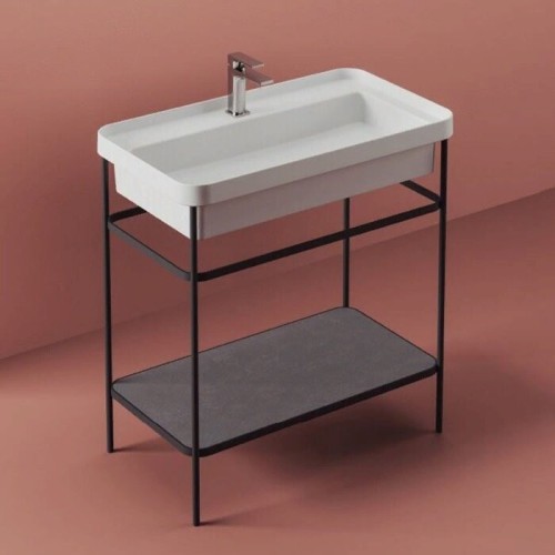 Раковина Artceram Fuori Scala встраиваемая сверху/на консоль с одним отверстием цвет белый TFL034 01 00