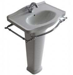 Раковина GALASSIA ETHOS 8432M подвесная с одним отверстием с переливом цвет белый глянцевый