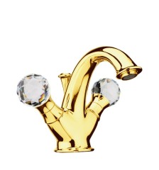 Смеситель для раковины Webert Karenina KA700102010. золото