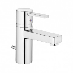 Смеситель KLUDI ZENTA 382500575 для раковины на одно отверстие однорычажный с донным клапаном