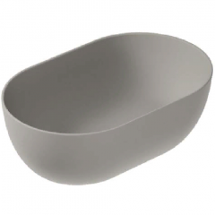 Раковина GALASSIA DREAM 7308GM накладная без отв.,без слив/перелив, Серый матовый