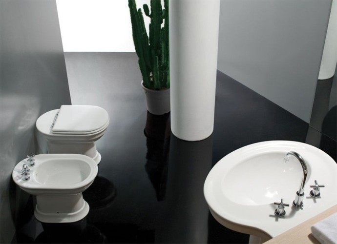 Унитаз HATRIA DOLCEVITA YXXP01 напольный слив горизонтальный цвет белый