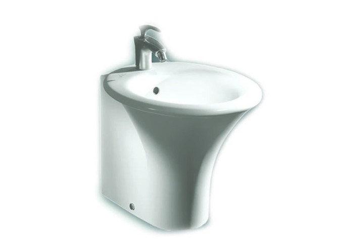 Биде HATRIA SCULTURE YR4201 напольное цвет белый