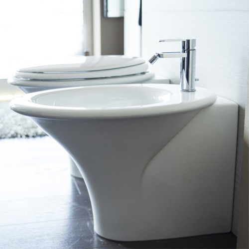 Биде HATRIA SCULTURE YR4201 напольное цвет белый