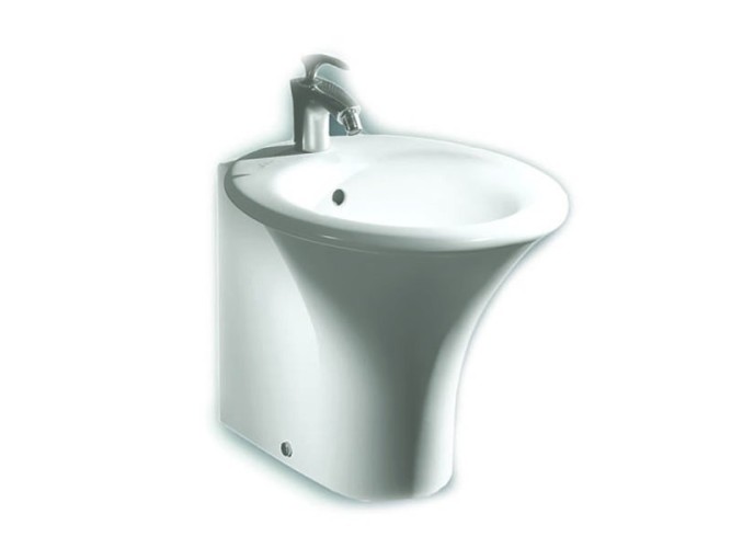 Биде HATRIA SCULTURE YR4201 напольное цвет белый