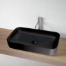 Раковина KERASAN накладная без перелива без отверстий цвет черный матовый 460231