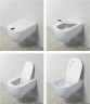 Унитаз Artceram The One подвесной безободковый цвет Rosso corallo THV001 14 00